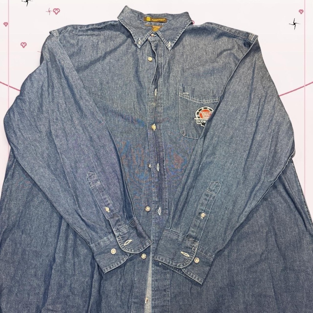 Harrington Knotts Berry Farm Blue denim 2XL